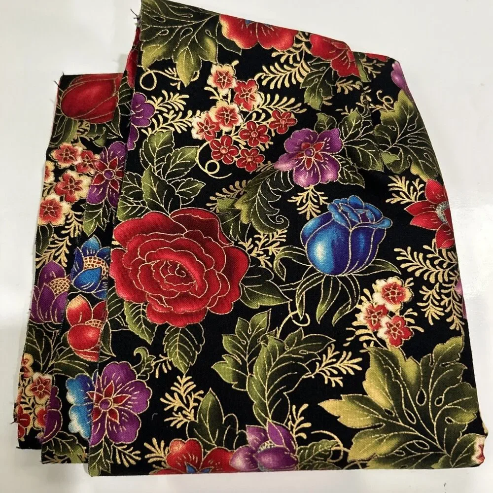 Kaufman Fabric Prints Quilting Crafts Sewing Art Project Cotton 6 Pc Lot